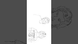 Digital drawing Timelapse of Steve, Dustin and Robin (stranger things)#viral #shorts #fyp #like #for