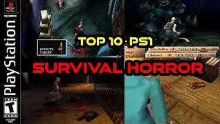 The Best PS1 Survival Horror Games Ever Made! 🥇 | TOP 10 Nightmare Picks