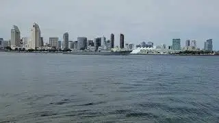 Navy Destroyer, USS McCampbell, in San Diego Bay