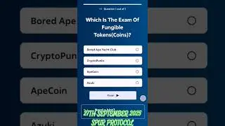 SPUR PROTOCOL QUIZ ANSWER TODAY 27 28 SEPT🚀TESTNET DEGENS👌CRYPTO TRAIN WAITS NOT HOP-ON #TGE #QUIZ