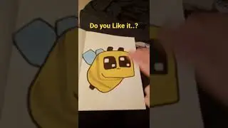 Drawing A Minecraft Bee! (Smooth Edit 😌)