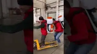 air-powered racing trolley )) \ гидравлическая тележка на воздушном ходу ))