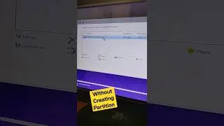 Without Creating Partition Install Windows in SSD#macnitesh #laptop
