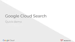 How to use Google Cloud Search with Wursta