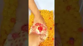PopfinityASMR 🔴💛🟣 Which Balloon Will Pop with Blue Orbeez?