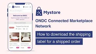 How to Download a Shipping Label for a Shipped Order on Mystore | Complete Step-by-Step Guide