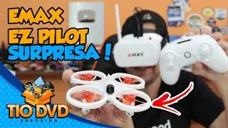 SURPRESA! EMAX EZ PILOT MINI TINY WHOOP DRONE RACER BOM E BARATO PARA INICIANTES COM CAMERA FPV