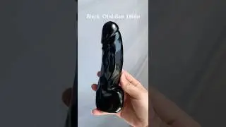 Obsidian Crystal Dildo Natural Stone Sex Toy Pleasure Wand Crystal Adult Toy Wholesale #crystals