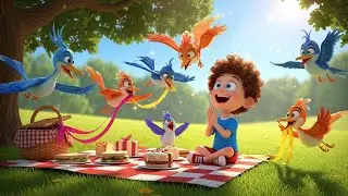 Floating Castle Picnic 🏰☁️ | Fun Adventure & Learning for Kids | Preschool Video
