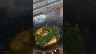 Fish curry mixed with cassava leaves #cooking #simplekitchen  #shorts