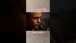 Green Day: How we handle troublemakers in the crowd #greenday #billiejoearmstrong #90spunk
