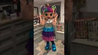 Testing out LOL Unicorn Mascott : Fancy Dress / Costume
