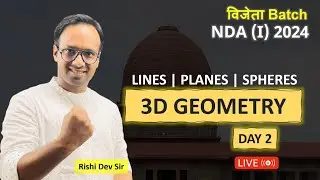Mastering 3D Geometry: Full Concept of Planes and Spheres | NDA (I) 2024 MATHS