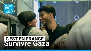 Les Palestiniens accueillis en France racontent l'enfer de Gaza • FRANCE 24