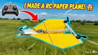 How To Make RC Paper Plane | Super Stable And Durable | Full Build