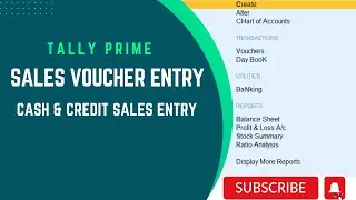 how to make sale invoice in Tally prime| tally prime me sale invoice kaise banate hay| nirmal das