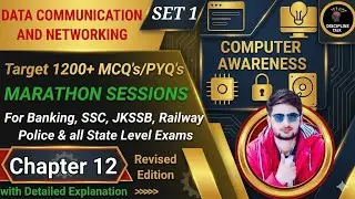SET-1 Data Communication and Networking Best MCQ's/ PYQs for Banking, SSC, JKSSB, Railway, UGC NET