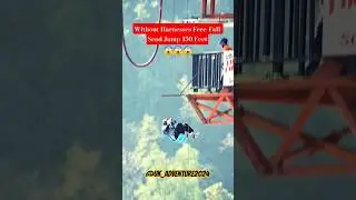 150 Feet Free-Fall SCAD Jump Without Harness | Ultimate Adrenaline Experience #shorts #shortvideo