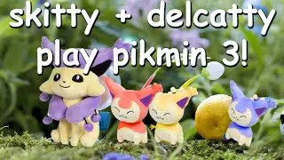 playing pikmin 3 with my mom!!!