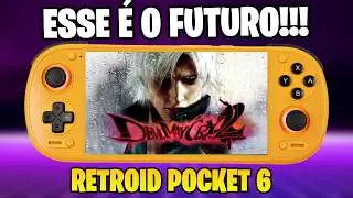 RETROID POCKET 6 RODANDO PS2 É INSANO