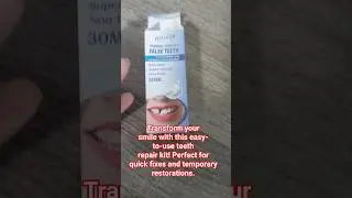 Transform your smile with this easy-to-use teeth repair kit! Perfect for quick fixes .#review #teeth