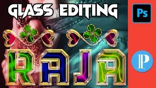 new glass font editing 2022 | haw to edit glass font in pixellab Pscc