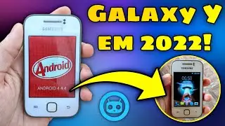 Loucura! 😱 Galaxy Y Funcionando em 2022 com o Android 4.4 Kit Kat 🤩 (CyanogenMod 11)