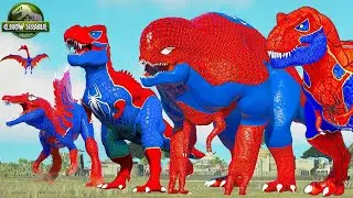 The REAL Superhero Dinosaur Battle Mosasaurus or Tyrannosaurus Rex