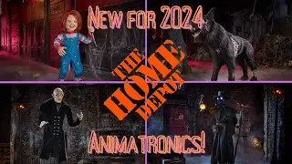 All New for 2024 Home Depot Halloween Animatronics | Nate Is Here