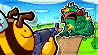 I Used BEES to Fight a MUTATED FROG in HONEY BEE