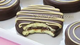CHOCOLATE-COVERED SANDWICH COOKIES | with Chocolate Truffle Filling | Recipe | Baking Cherry