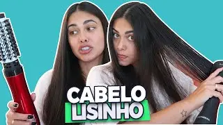 TESTEI DUAS ESCOVAS QUE ALISAM MUITO OS FIOS!!!