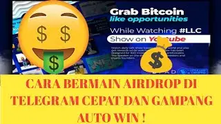 CARA BERMAIN AIRDROP DI TELEGRAM CEPAT DAN GAMPANG AUTO WIN !