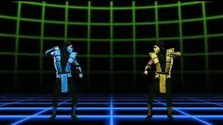 Sub-Zero EX vs Scorpion EX (MUGEN)