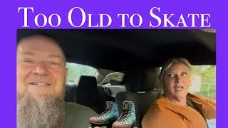 First time Skating in 33 years 62 years old on old eBay rental skates 