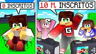 GAROTO POBRE virou UM YOUTUBER DE SUCESSO no Minecraft