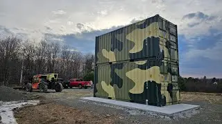 Shipping container mancave | Part 1