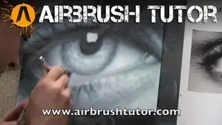 Airbrushing the eye 2