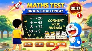 Doraemon maths test 😱 | jada log fail ho gaye | Can you Solve?
