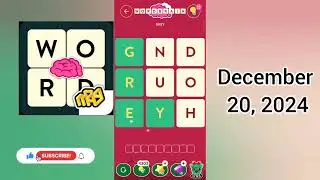 WordBrain Holiday Event December 20, 2024 - All Parts Answers