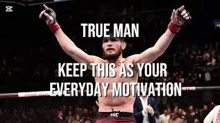 Khabibs words on true man#motivation #mindsetminute #memes #successmind #quotes