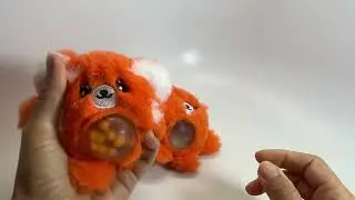 Plush squeeze stress ball red panda