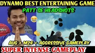 DYNAMO Best Entertaining Game Season 9 With Chicken Dinner | Aggressive Intense Gameplay PUBG MOBILE