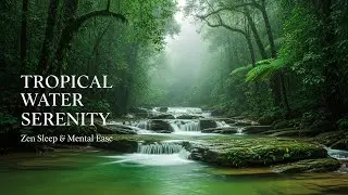 Gentle Forest Ambience with Flowing Water Sounds for Sleep Study Meditation and Inner Peace