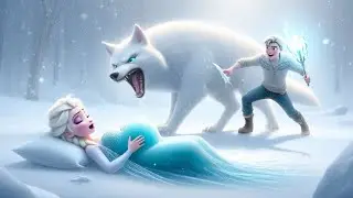 🆕🎶❄️🐺 Elsa & Jack vs. Wild Wolves:  They Struggle for Their Baby&rsquo;s Life! 🍼💙
