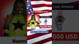 Most EXPENSIVE Watch Of Female WWE Wrestlers From xdata