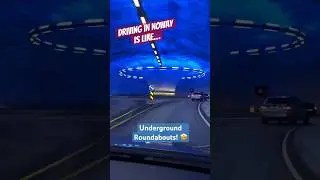Driving in Norway is like&hellip; have you ever been in an underground roundabout?! #norway