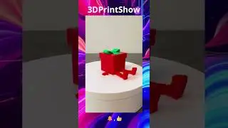 3DPrintShow Christmas Box #impression3d #3dprint #christmas #timelapse #bambulab #3dprinting