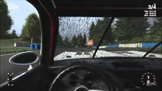 Next Car Game: Wreckfest - Cockpit View Camera Gameplay (PC HD) [1080p]