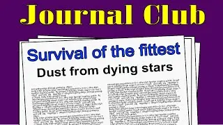 Journal Club - Dust from dying stars